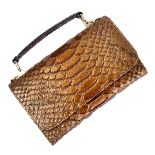 Multi-functional Chain Lady Cross-body Wrist Bag(Big Snake Pattern