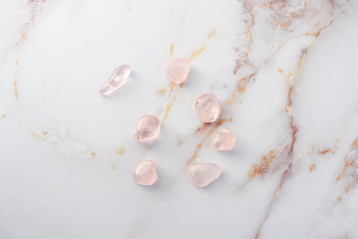 Pierre roulée en Quartz Rose