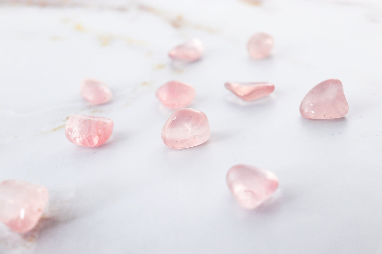 Pierre roulée en Quartz Rose